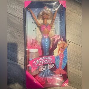 vintage 1996 bubbling mermaid barbie